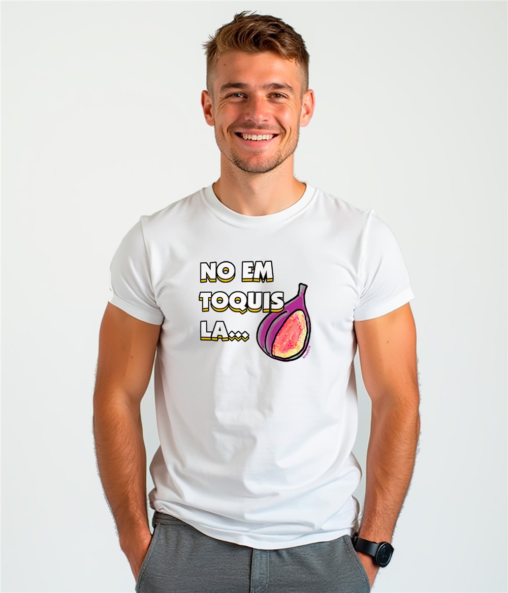 Camiseta ECO Catalunya No em Toquis la Figa Manga Corta Hombre