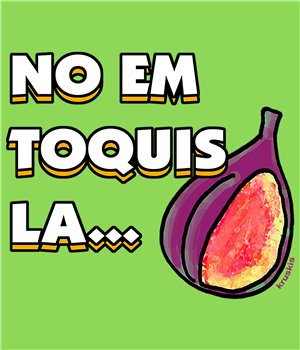 T Shirt Katalonien No em Toquis la Figa Kurzarm Frau