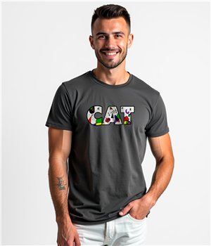 Camiseta Catalunya Miro Manga Corta Hombre
