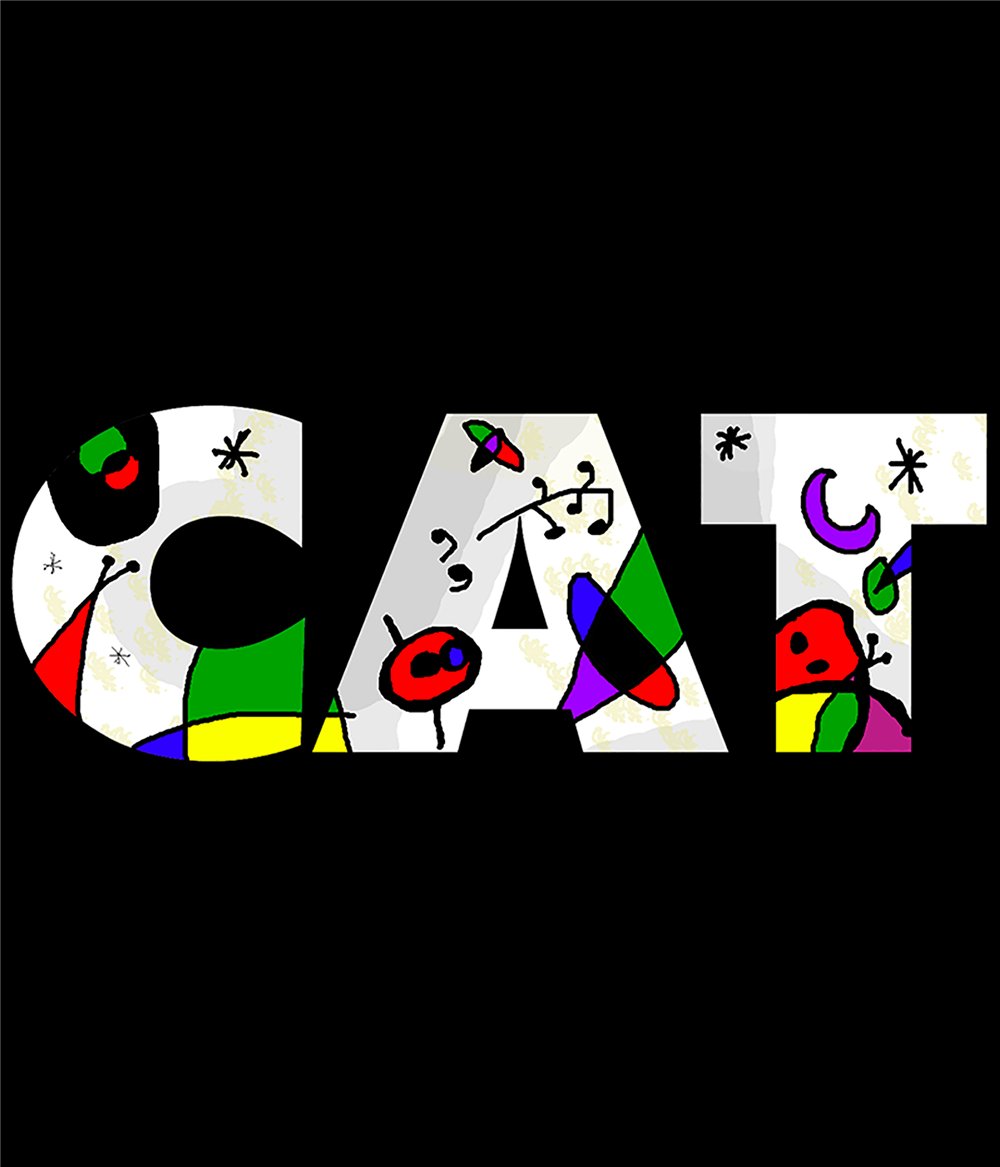 Camiseta Catalunya Miro Manga Corta Mujer