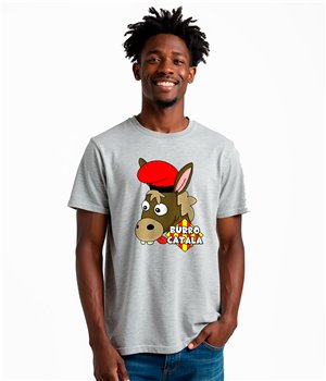 Camiseta ECO Catalunya Burro Catala Manga Corta Hombre