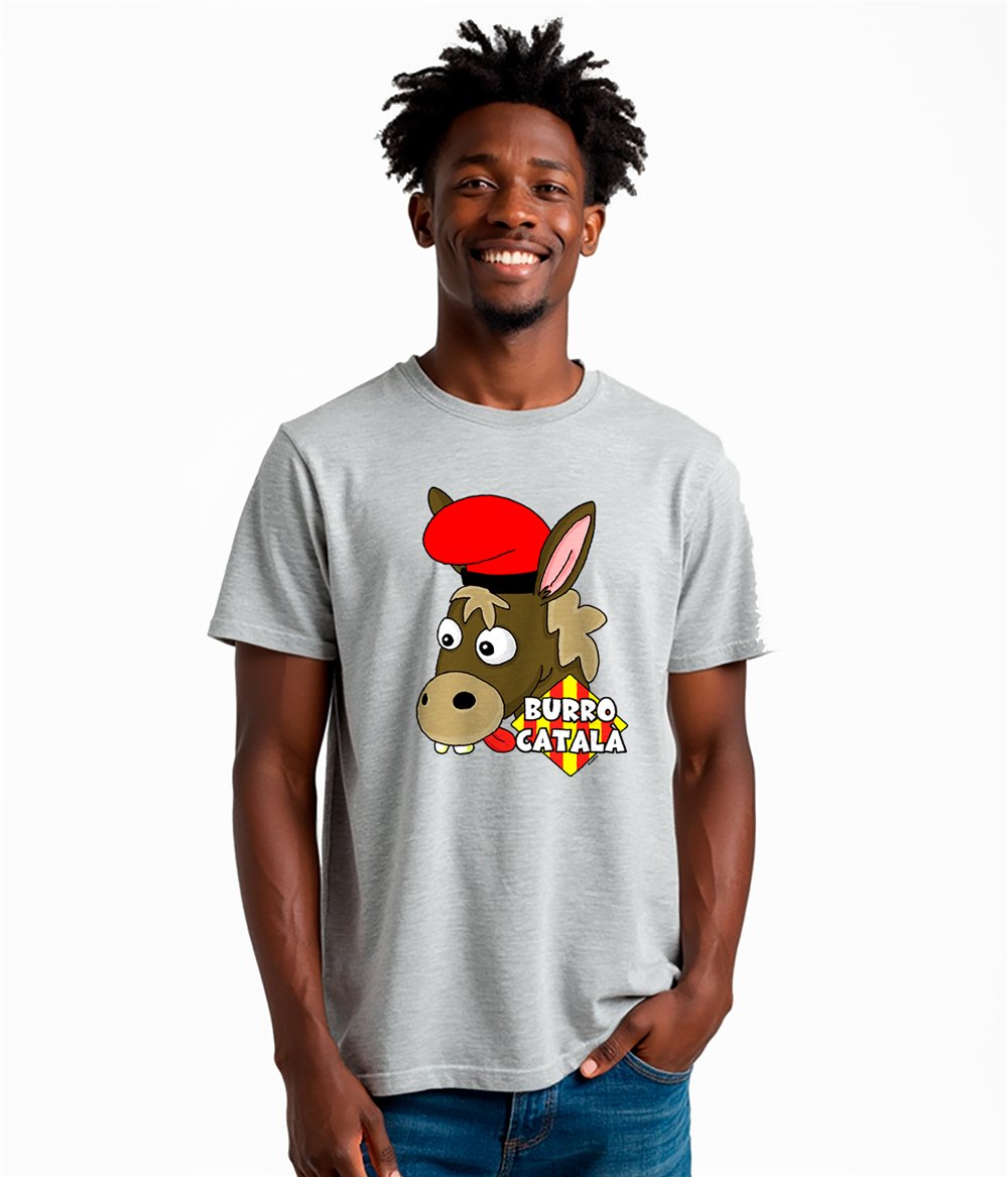Camiseta ECO Catalunya Burro Catala Manga Corta Hombre