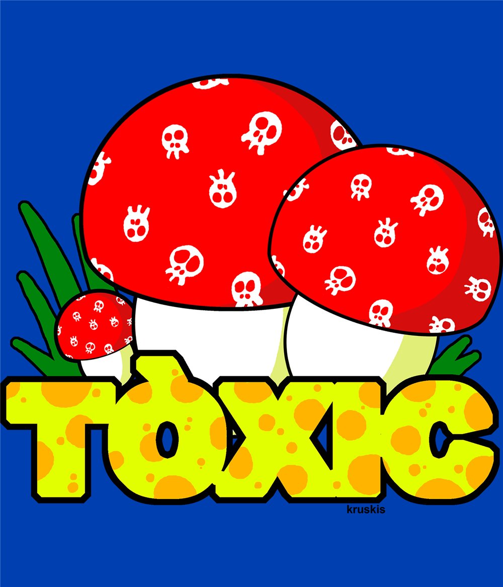 T Shirt Catalogne Toxic Manche Courte Homme