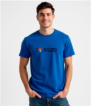 T Shirt Catalonie I Love Bolets Korte Mowen Man