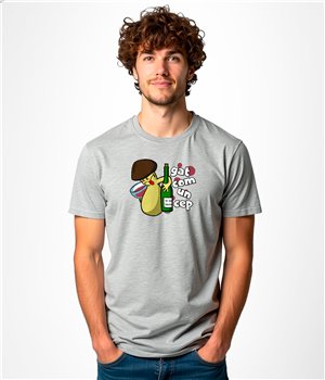 Camiseta ECO Catalunya Gat com un Cep Manga Corta Hombre