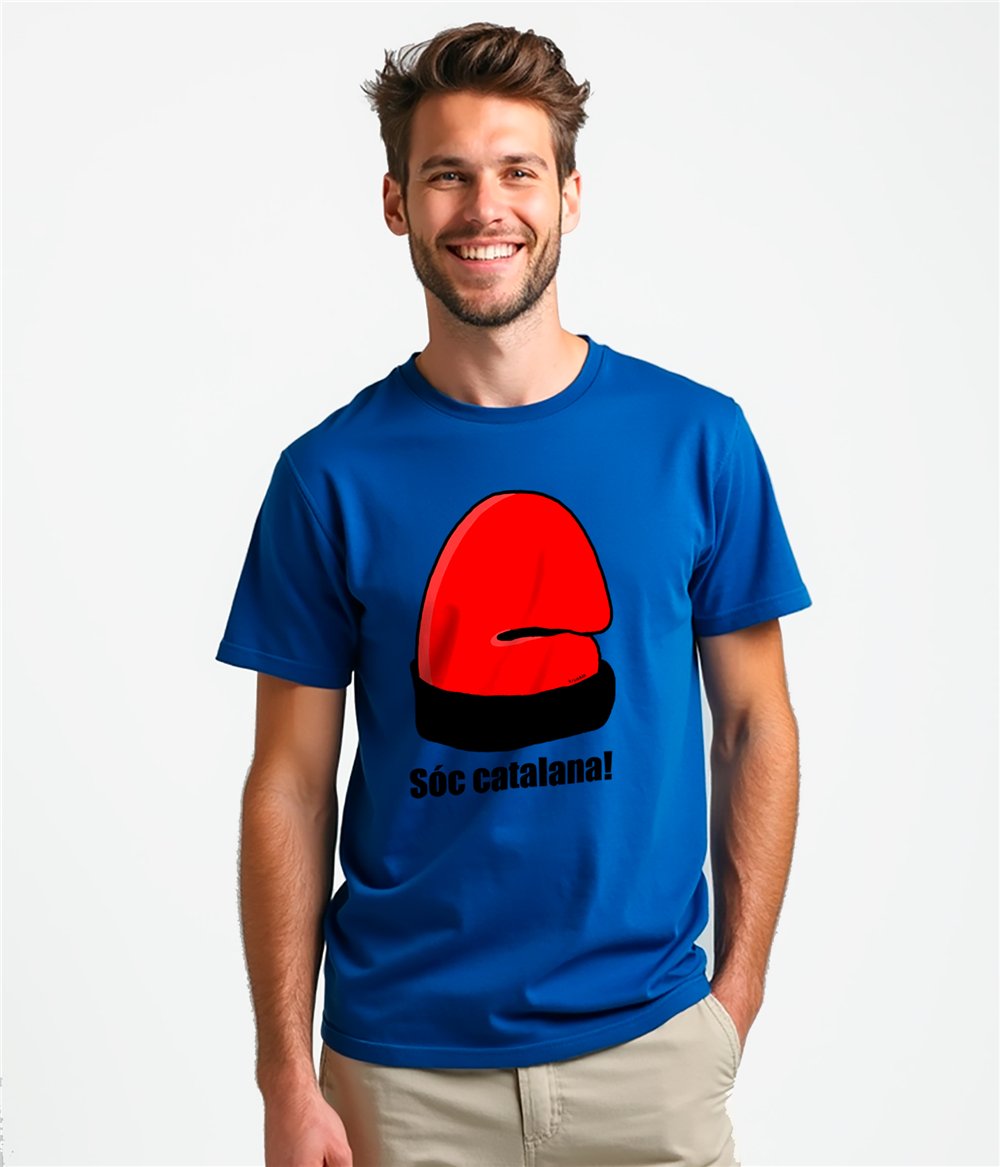 T Shirt Catalogne Soc Catalana Manche Courte Homme