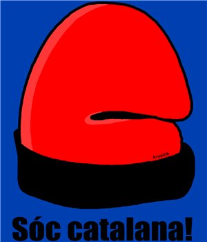 T Shirt Katalonien Soc Catalana Kurzarm Mann