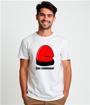 Camiseta ECO Catalunya Soc Catalana Manga Corta Hombre