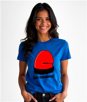 T Shirt Catalonie Soc Catalana Korte Mouwen Vrouw