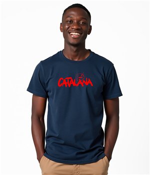 T Shirt Catalogne 100 % Catalana Manche Courte Homme