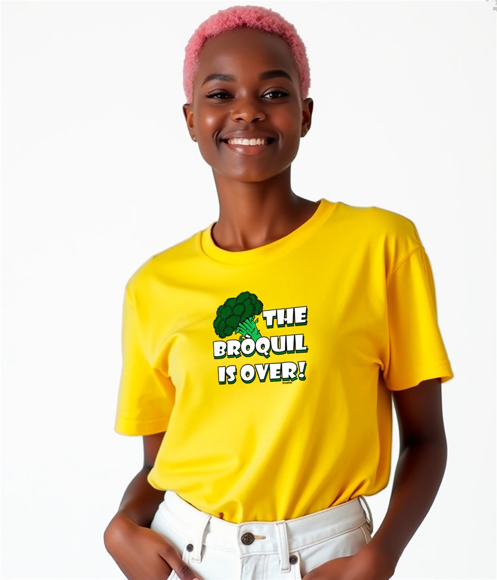 T Shirt Catalogne The Broquil Is Over Manche Courte Femme