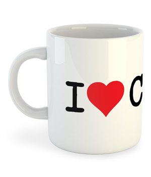Tassa 325 ml Catalunya I Love CAT