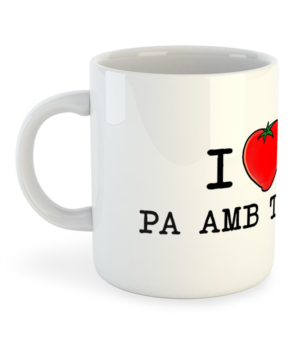 Tassa 325 ml Catalunya I Love Pa amb Tomata