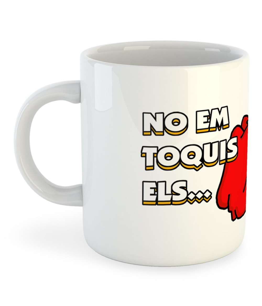 Tassa 325 ml Catalunya No Em Toquis els Pebrots