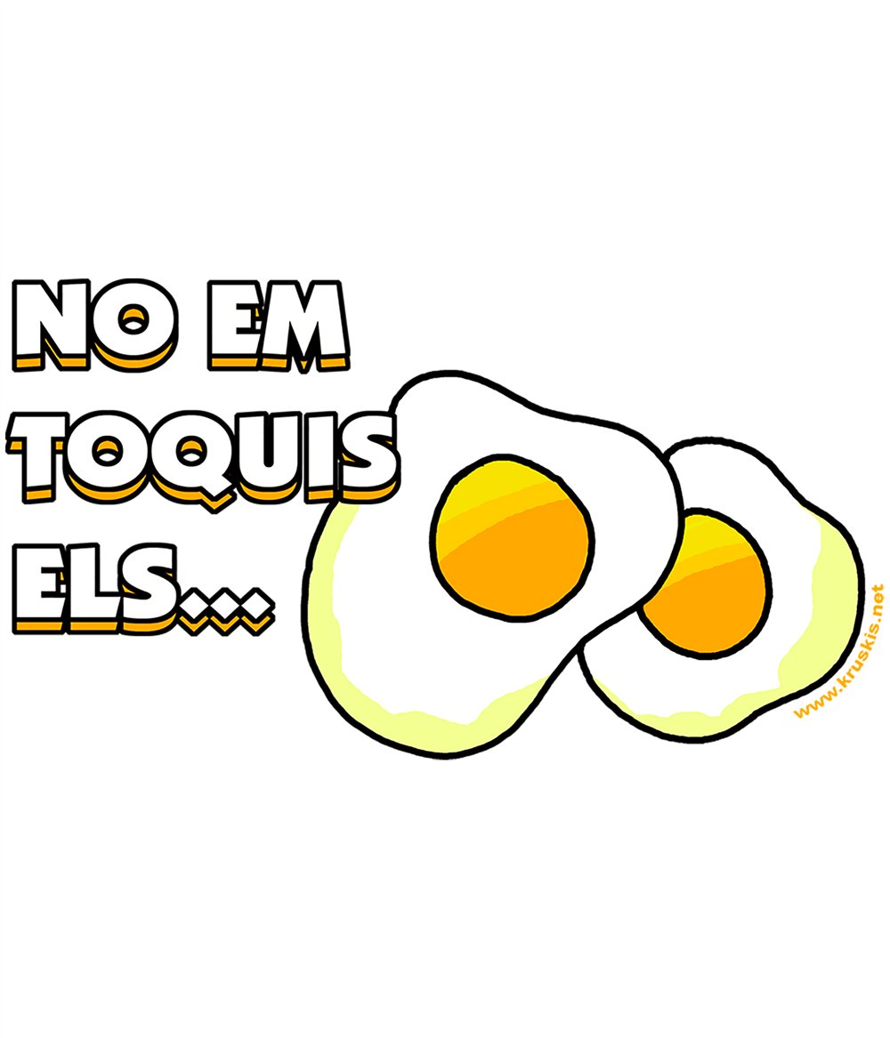Tassa 325 ml Catalunya No Em Toquis els Ous