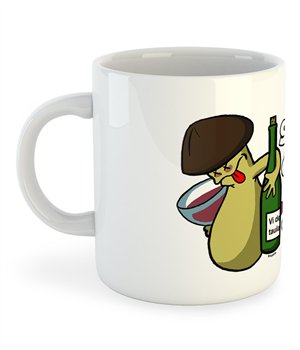 Tasse 325 ml Catalogne Gat com un Cep