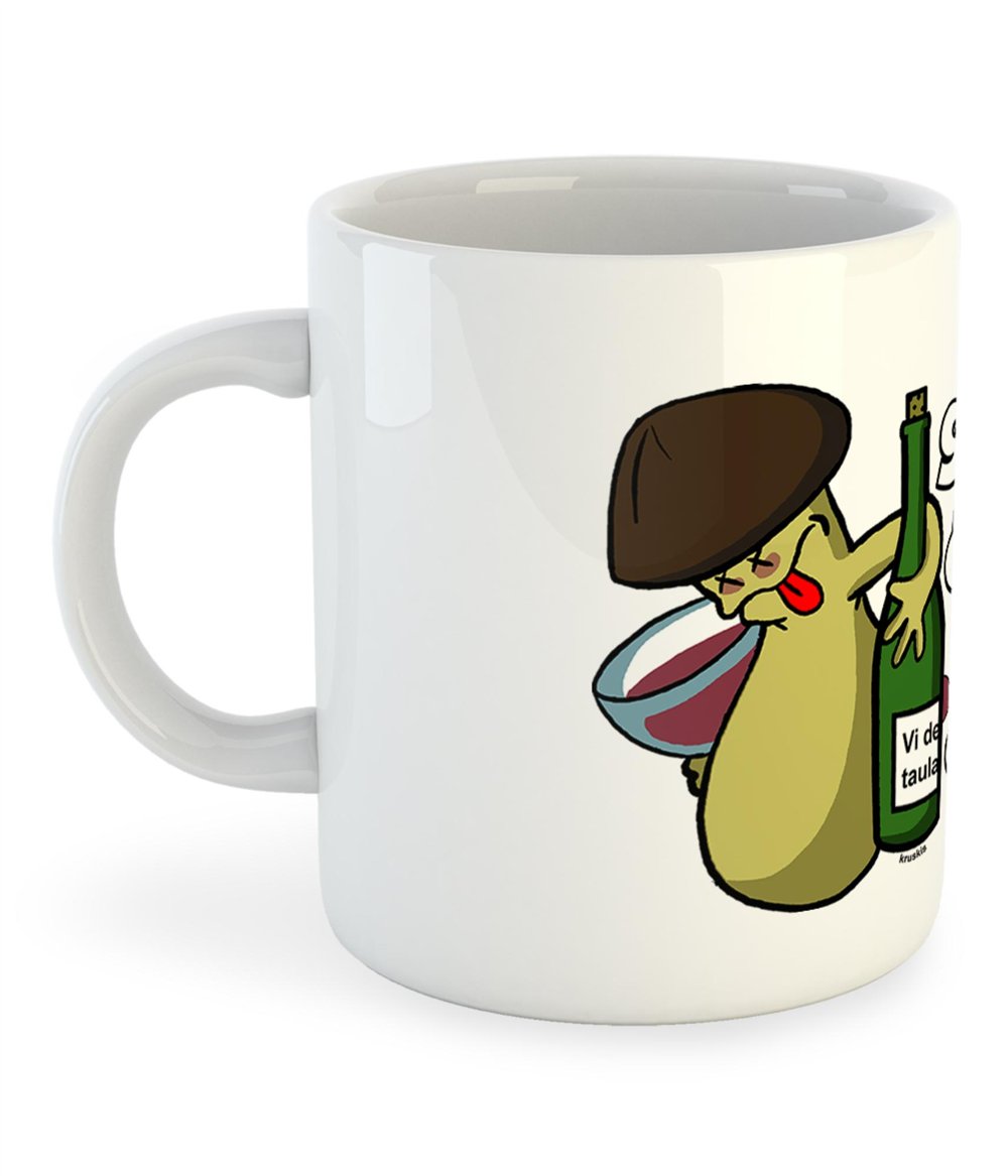 Tasse 325 ml Catalogne Gat com un Cep