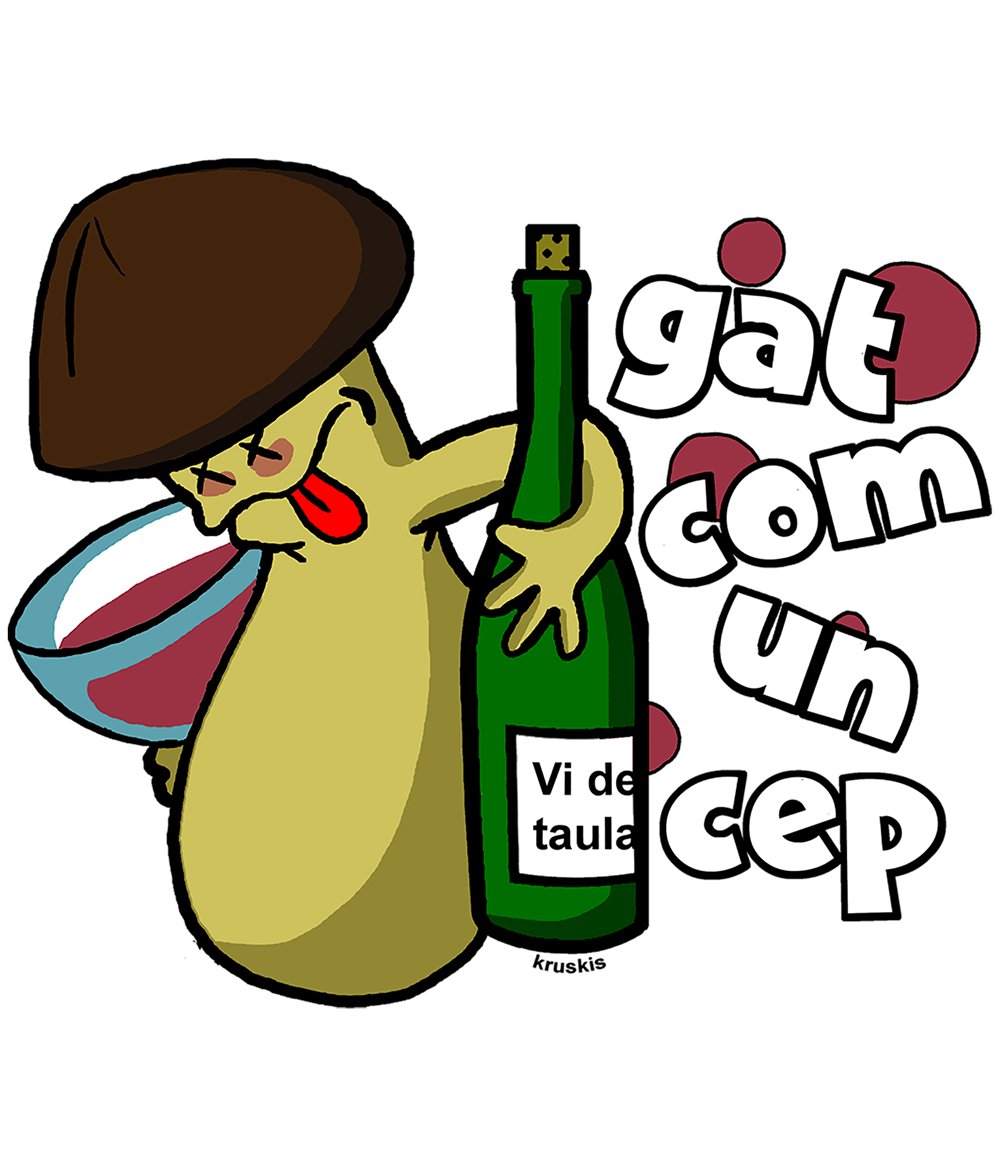 Tassa 325 ml Catalunya Gat com un Cep