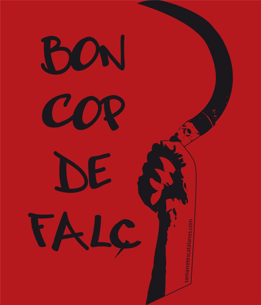 T Shirt Katalonia Bee Independent Krotki Rekaw Czlowiek