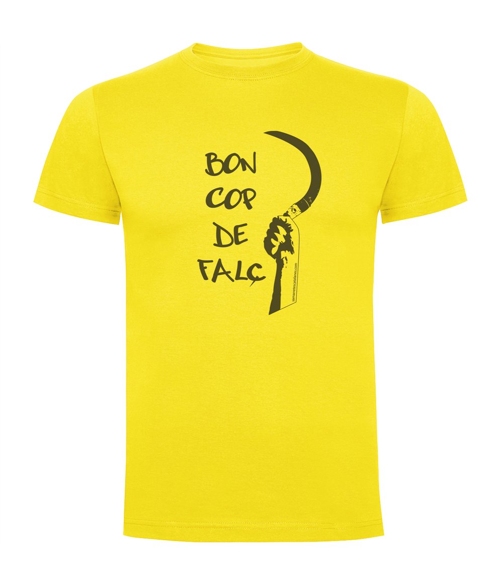 T Shirt Catalogna Bon cop de Falç Manica Corta Uomo