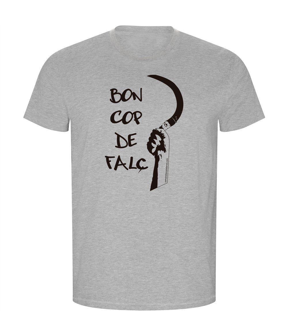 T Shirt ECO Catalogna Bon cop de Falç Manica Corta Uomo