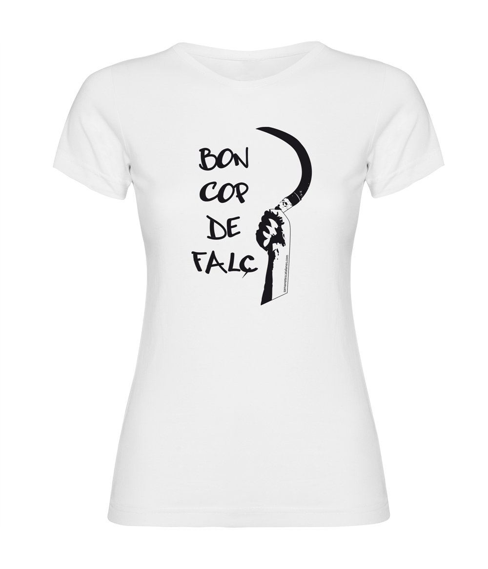 T Shirt Catalogne Bon cop de Falç Manche Courte Femme