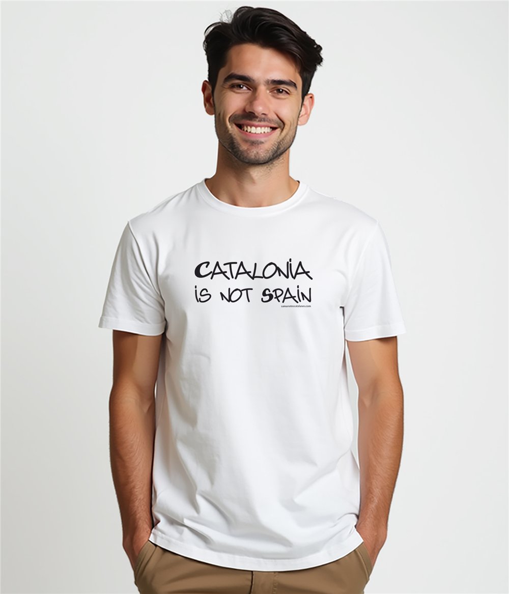 Samarreta ECO Catalunya Catalonia is not Spain Maniga Curta Home