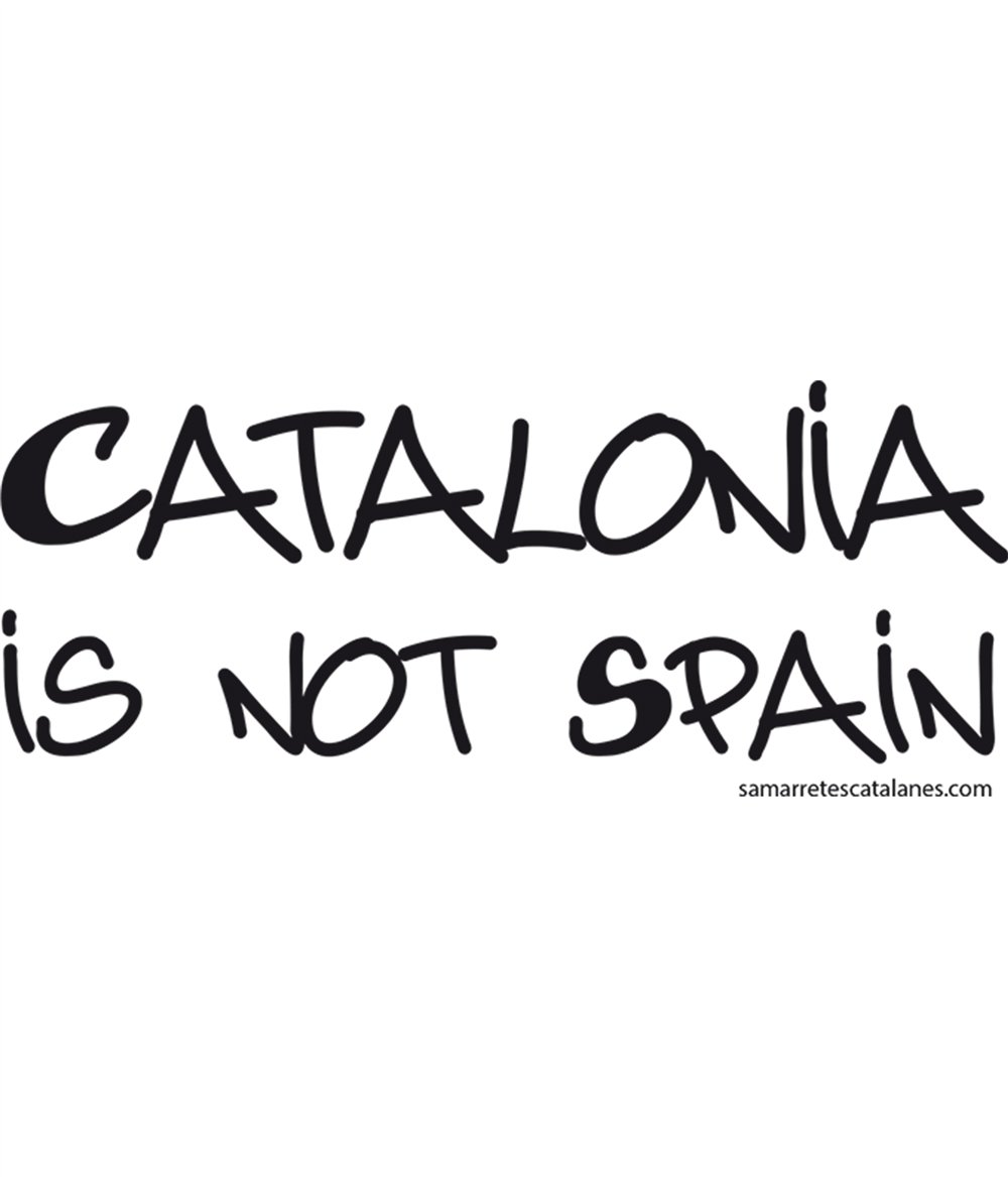 Samarreta ECO Catalunya Catalonia is not Spain Maniga Curta Home