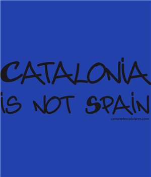 Felpa Catalogna Catalonia is not Spain Unisex