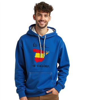 Sweat a Capuche Catalogne Es Facil No Encaixem Unisex