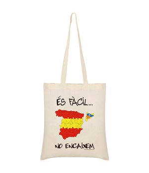 Tasche Baumwolle Katalonien Es Facil No Encaixem