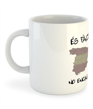 Beker 325 ml Catalonie Es Facil No Encaixem