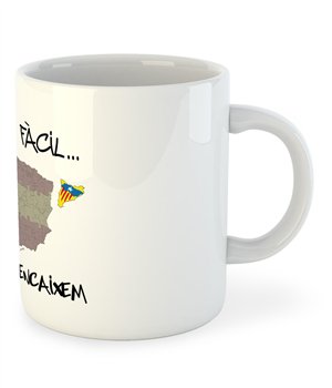 Taza 325 ml Catalunya Es Facil No Encaixem