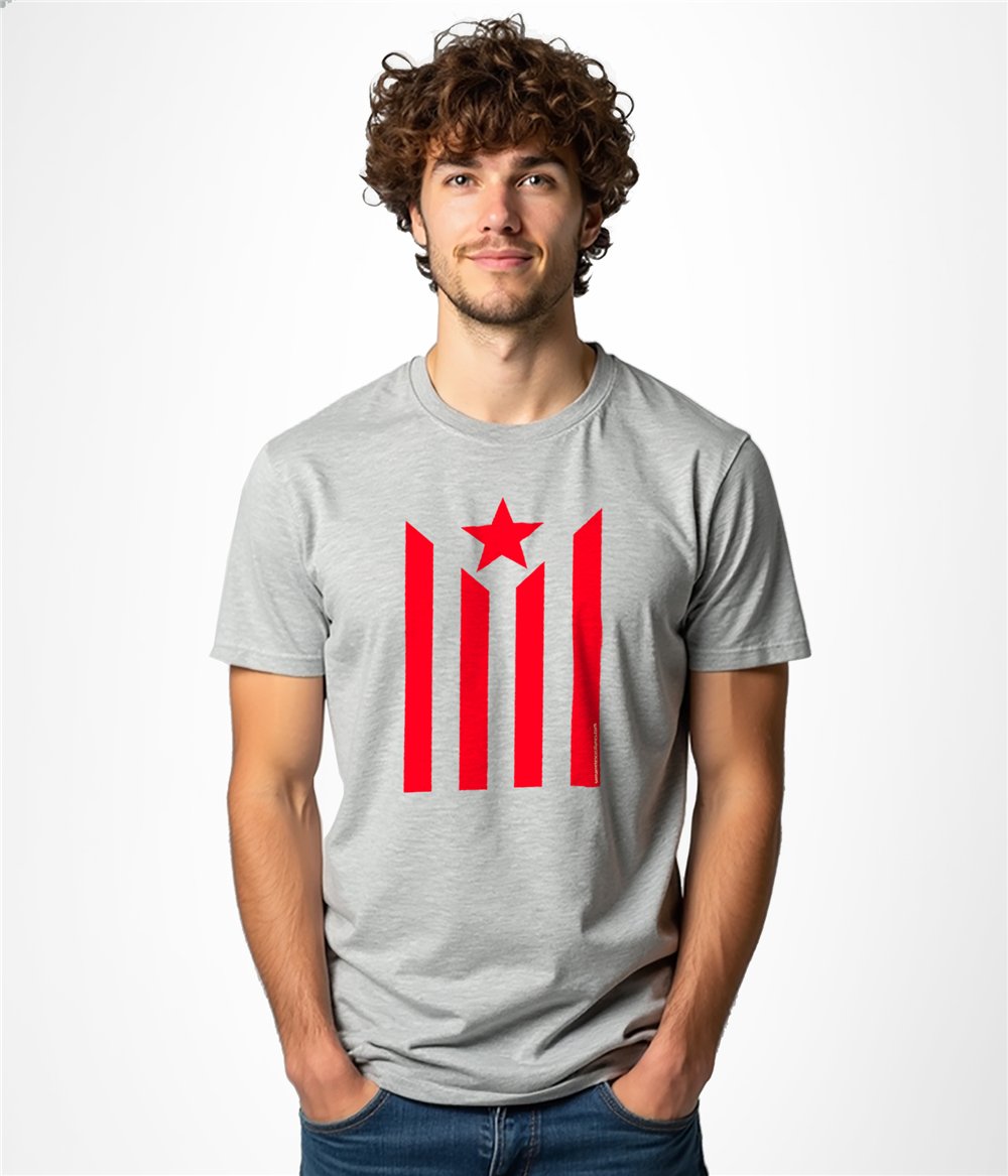 Camiseta ECO Catalunya Estelada Manga Corta Hombre