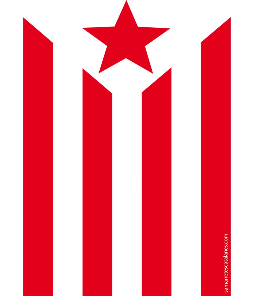 Ampolla 800 ml Catalunya Estelada