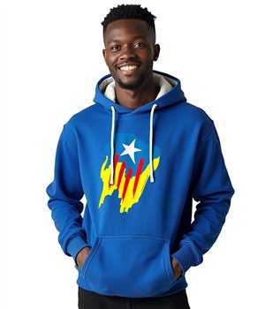 Kapuzenpullover Katalonien Estelada Pintada Unisex