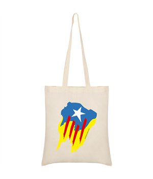 Bolsa Algodon Catalunya Estelada Pintada