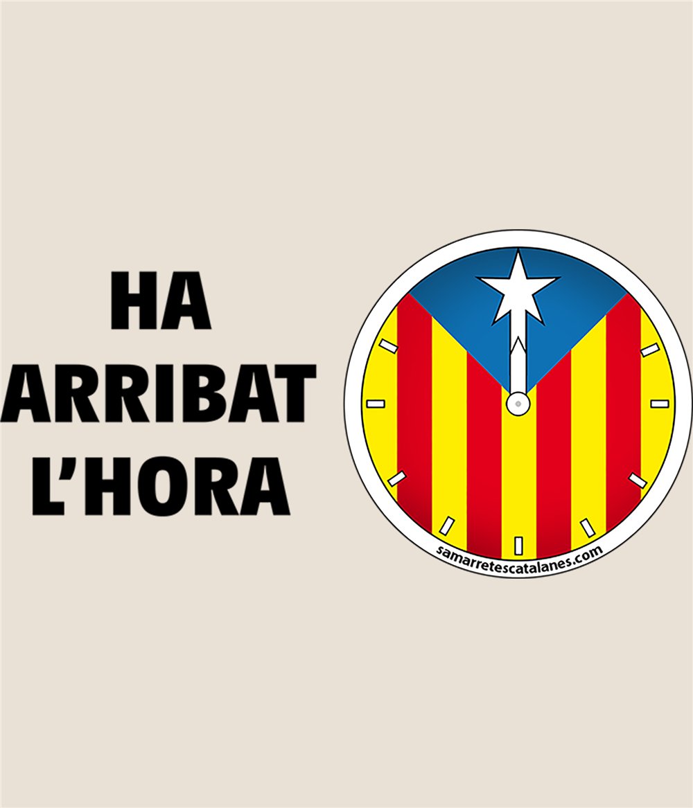 Tasche Baumwolle Katalonien Rellotge Independencia