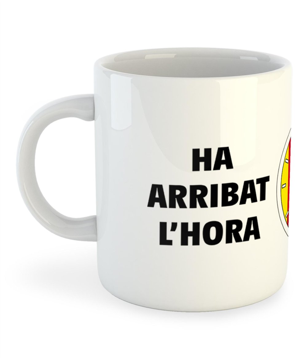Tassa 325 ml Catalunya Rellotge Independencia