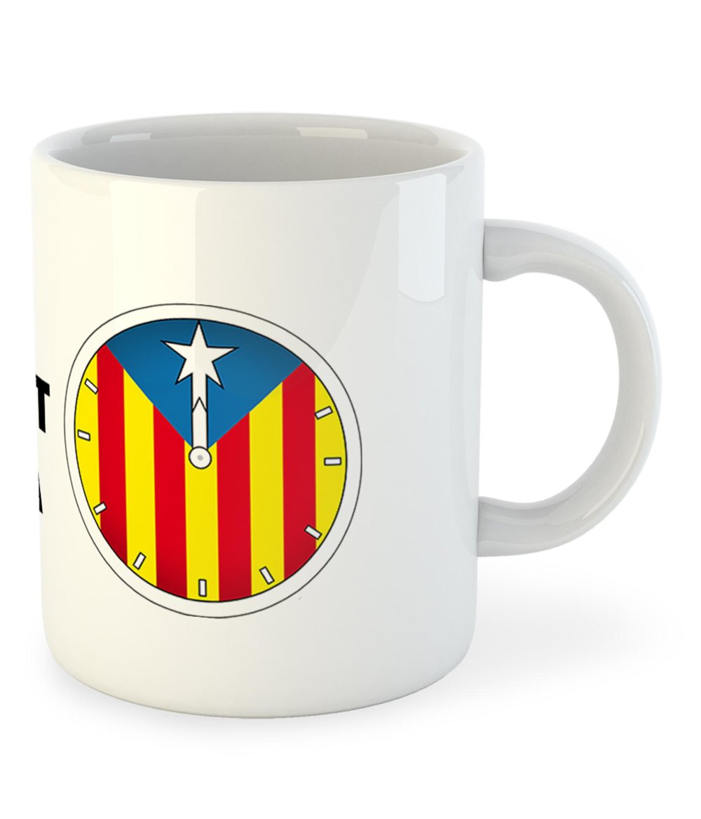 Tassa 325 ml Catalunya Rellotge Independencia