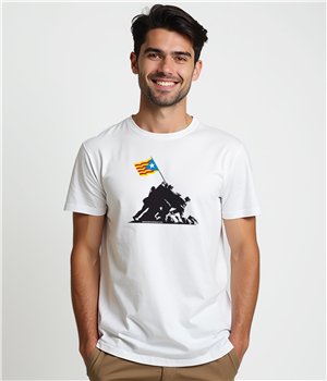 Samarreta Catalunya Iwo Jima Independent Maniga Curta Home
