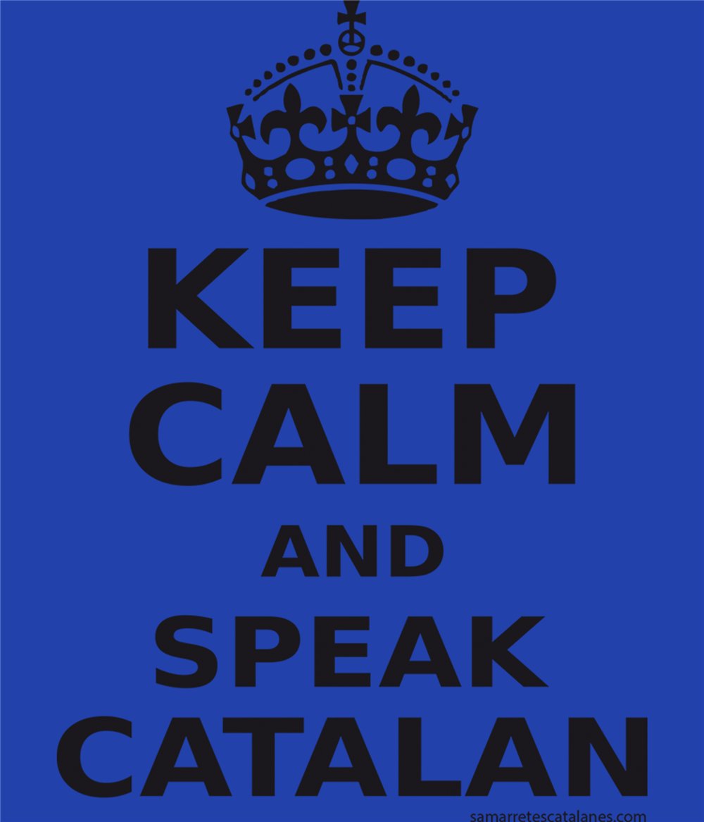 Sudadera Catalunya Keep Calm and Speak Catalan Unisex