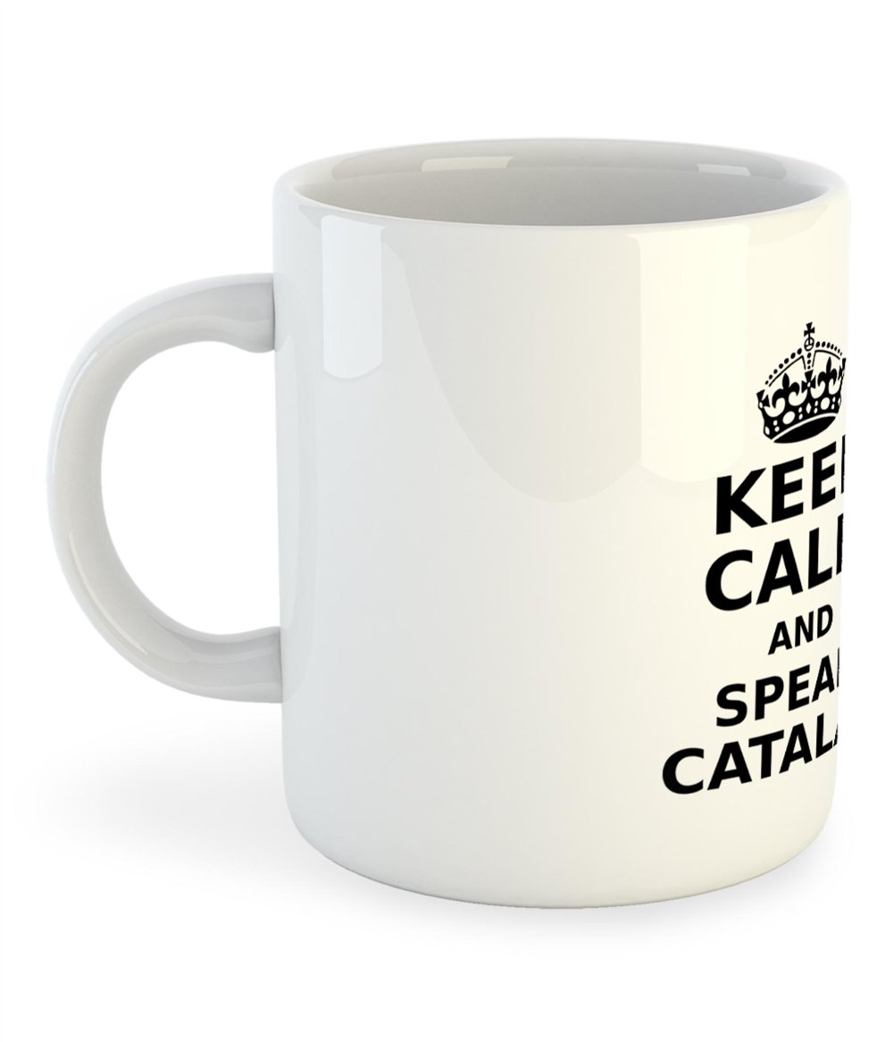 Tassa 325 ml Catalunya Keep Calm and Speak Catalan