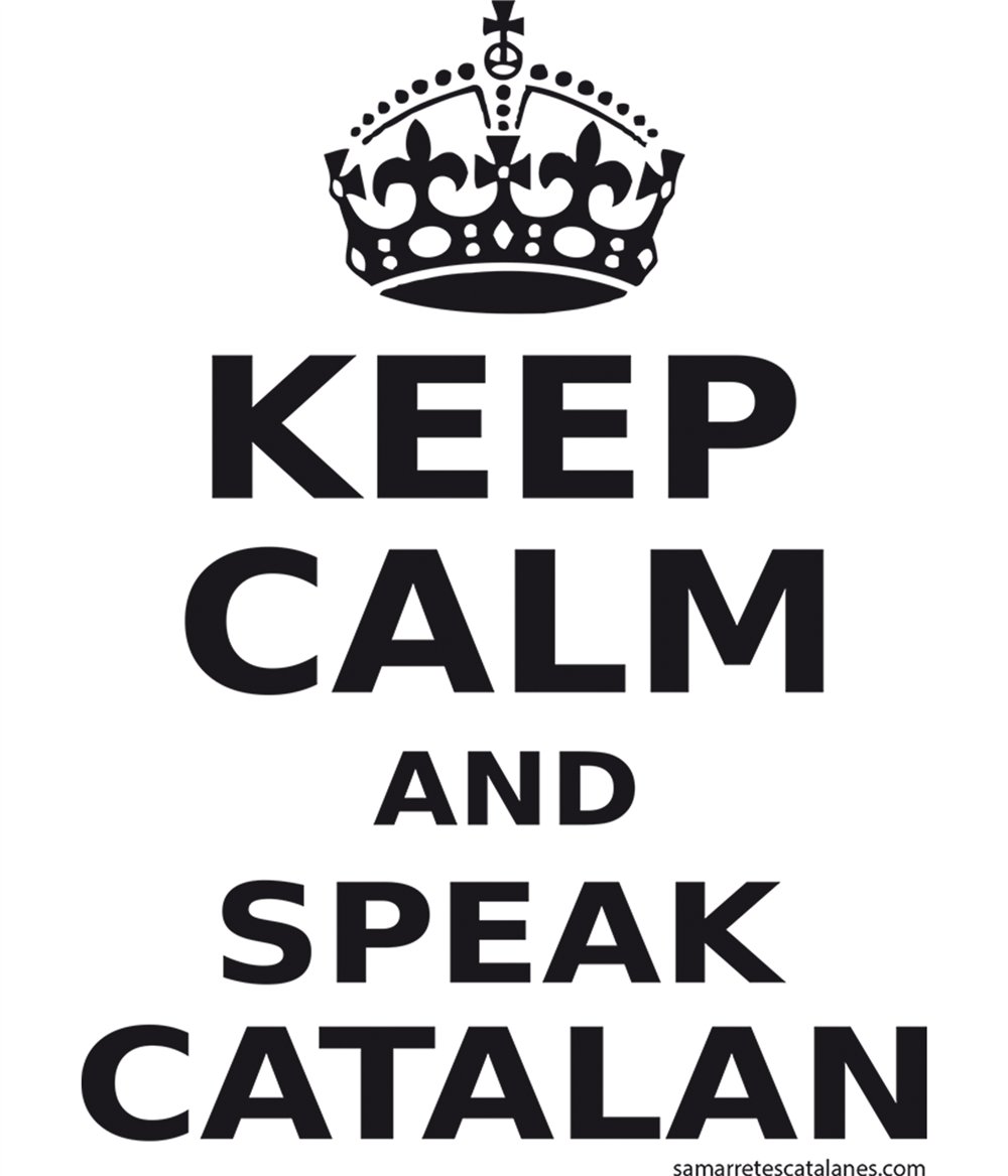 Tassa 325 ml Catalunya Keep Calm and Speak Catalan