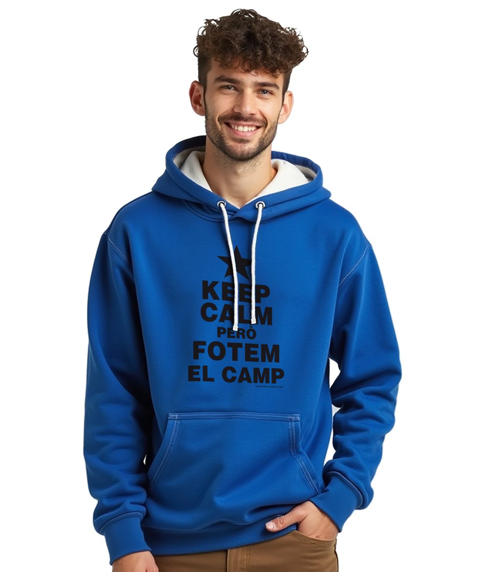Capuchon Catalonie Keep Calm pero fotem el Camp Unisex