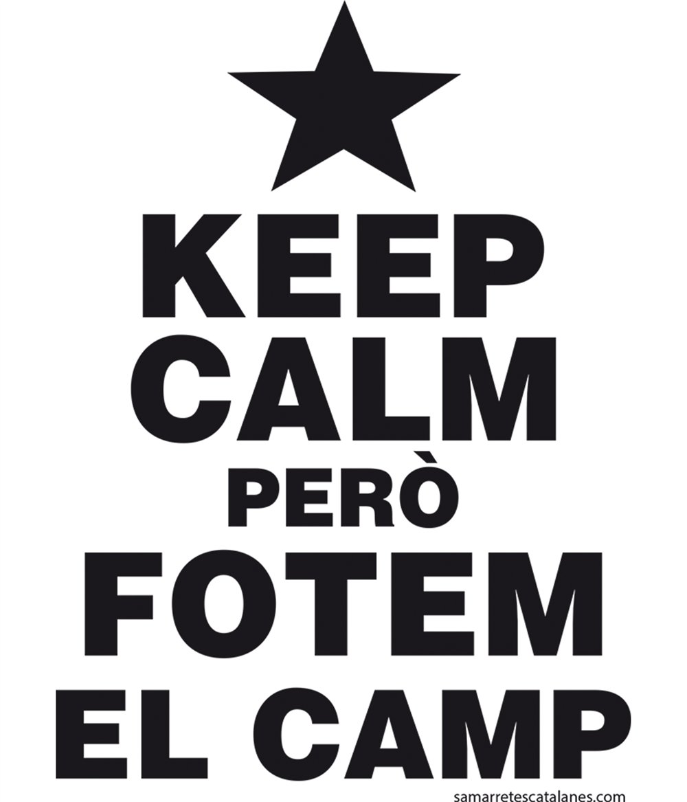 Tasse 325 ml Catalogne Keep Calm pero fotem el Camp