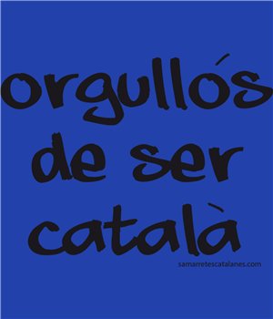 Sudadera Catalunya Orgullos de Ser Catala Unisex