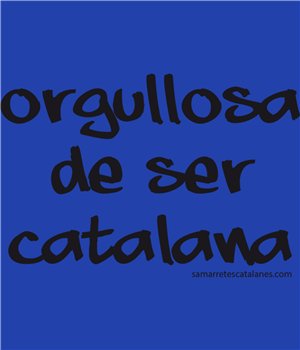 Felpa Catalogna Orgullosa de Ser Catalana Unisex