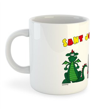 Taza 325 ml Catalunya Sant Jordi