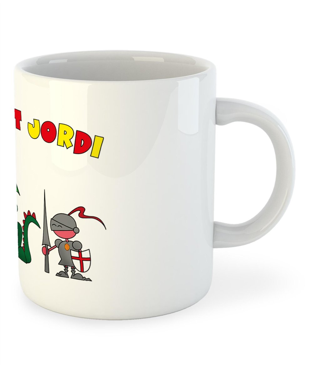 Tassa 325 ml Catalunya Sant Jordi